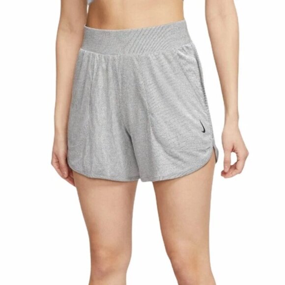 Nike Gray Athletic Shorts M with Elastic Waistband Soft Fabric training running - Picture 1 of 9